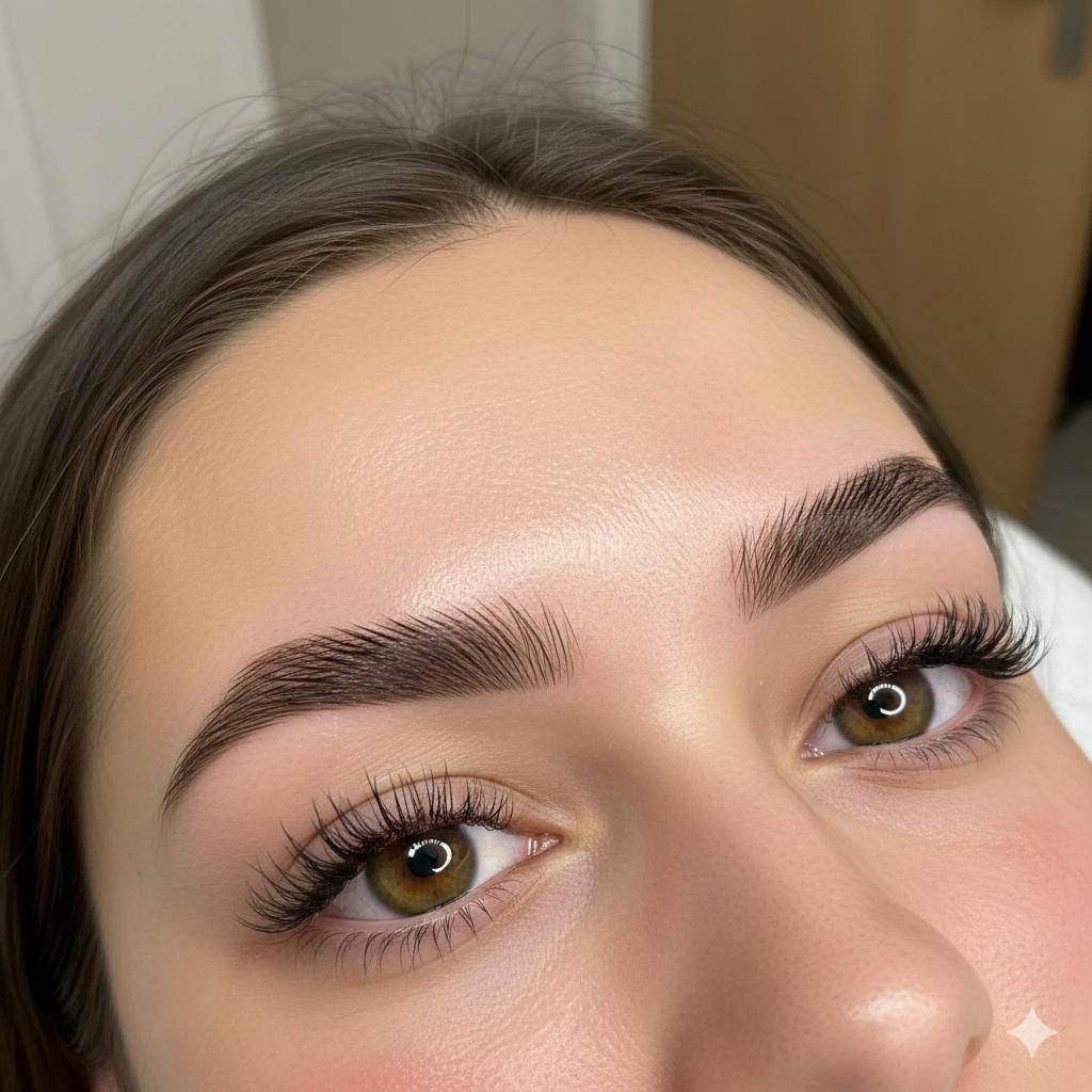 Augenbrauen Laminating - Perfekt geformte Augenbrauen im Aesthetic Center Krystyna